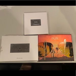 3 Pür eyeshadow and face palettes